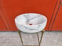 Lilac Mermer Tezgâh Üstü Lavabo