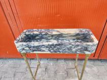 Calacatta Viola Duvara Monte Mermer Lavabo
