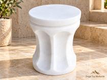 Beyaz Oluklu Mermer Oturak Hamam, Cami ve Banyo Oturağı